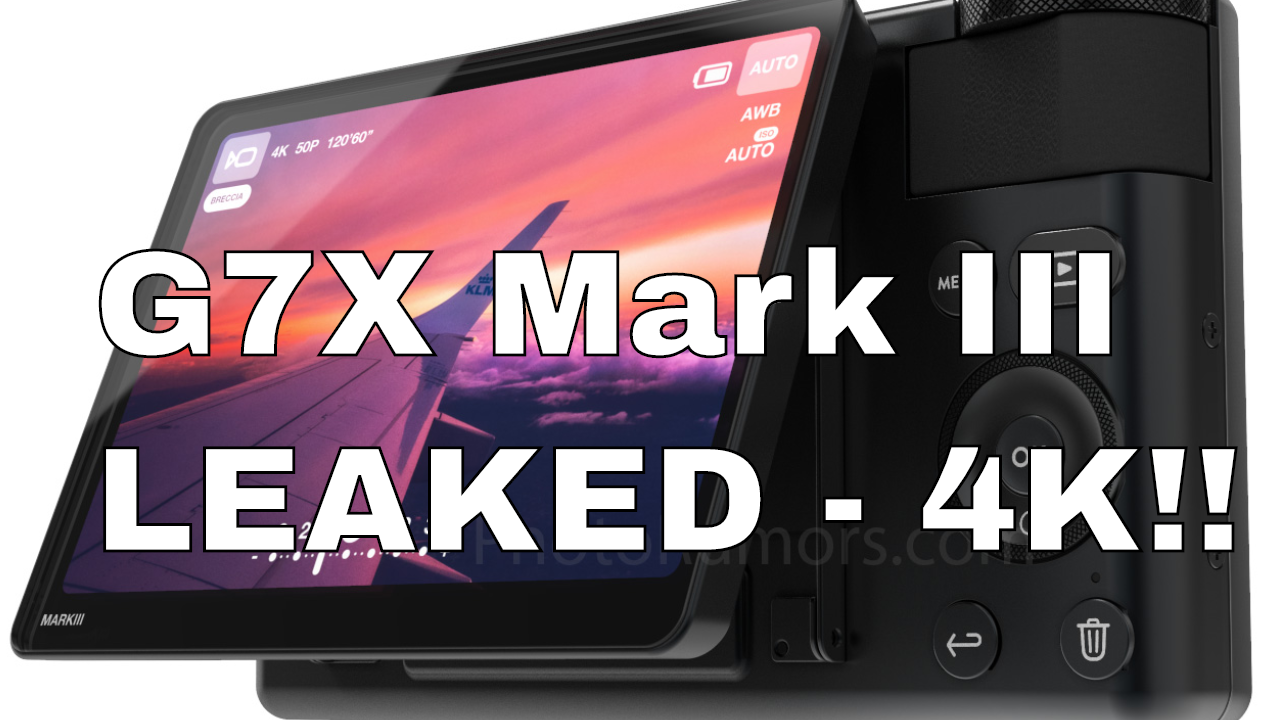 Canon G7X Mark III Leaked Specs
